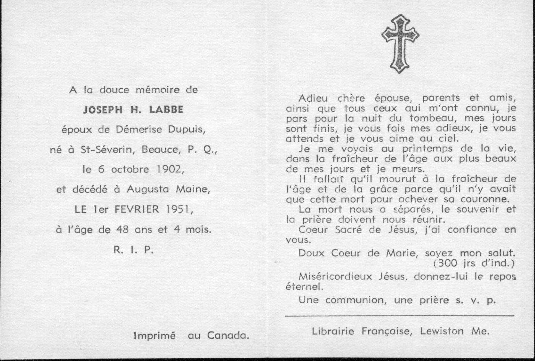 Labbe Joseph H.-Dupuis Demerise dos (dec).jpg